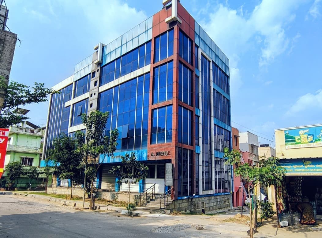The college building on Ramamurthy Nagar Road